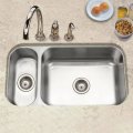 Doble sa ilalim ng Mount Stainless Steel Kitchen Sink