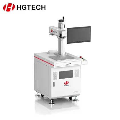 HGTECH Mopa M6+ color laser marking machine HGTECH Mopa M6 optical fiber laser with 20w 30w color marking