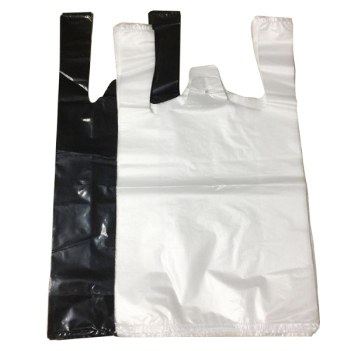 Vegetables Use And Color Print Surface Handling High Quality PE handle bag plastic for pizza packaging