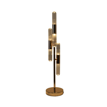 Decorative Illumination Study: Office Bedroom Nightstand Glass Lamp Shade Floor Lamp