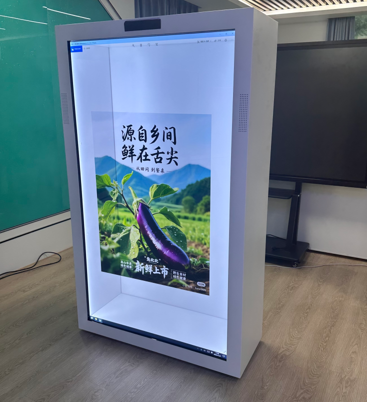 Lüks otel lobisi ve misafir hizmetleri için holografik yapay zeka insan kutusu dijital kapı görevlisi