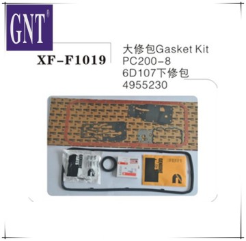 excavator down gasket kit for PC200-8 6D107