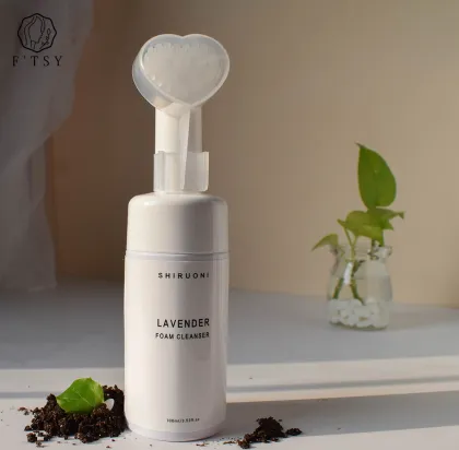 Private Label Natural Organic Lavender Extract Facial Foam Cleanser Calm Moisturizing Facial Cleanser (new)