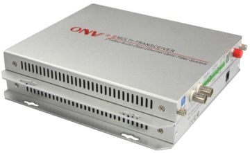 2 Channel Video Optical Transceiver Rs485 / Rs232 Data For Security Protection System