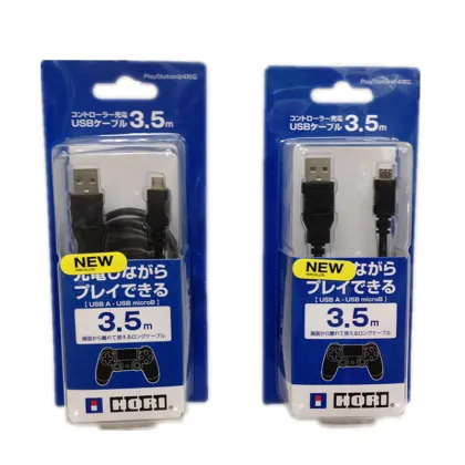 High-Quality 3.5m Micro USB Fast Charging Data Cable for Sony PS4 Game Controller