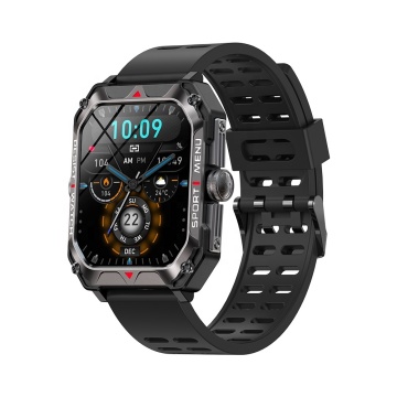 H22 SmartWatch met RTL8763we chip, BT -oproep, 400 mAh batterij, IP68 waterdicht, 2,02 inch display voor herensport