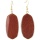 Natural crystal healing stone earrings for women and girls