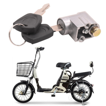Security Solution: Battery Safety Pack Box Lock with 2 Keys for Motorcycles, Electric Scooters, E-bikes, and Bicycles - Deter Theft