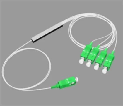 Splitter Fiber Optic Splitter Steel Tube Splitter 1*32 PLC Splitter