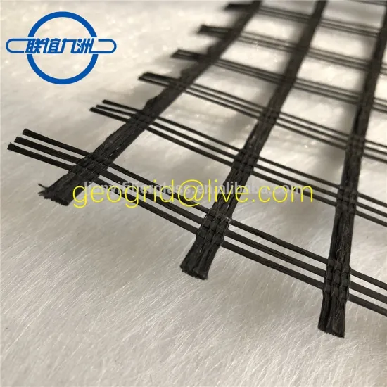 Polyester slope stability geogrid