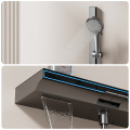 LED temperature control digital display shower head system