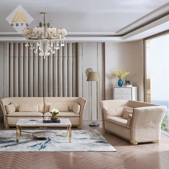 High-End Italian Luxury Sofa Sets for Hotels, Villas, and Weddings