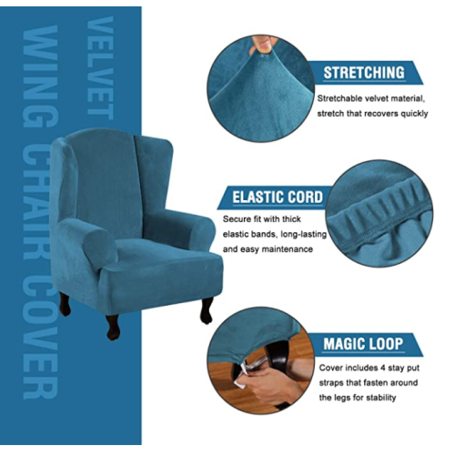 Chair Cover for Living Room Armchair