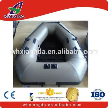 inflatable pontoon boats portable fishing flat bottom boat