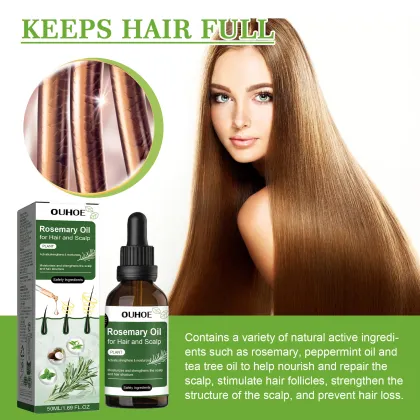 Ouhoe Hair Care Rosemary Oil - Nourishing and Smooth Care Essential Oil