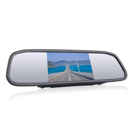 Wired Car Rear View Mirror Monitor Car Display