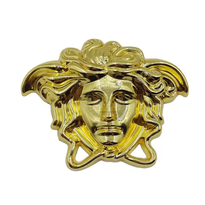 Alloy Medusa Face Statue Decorative Buckle for Sofa Decoration