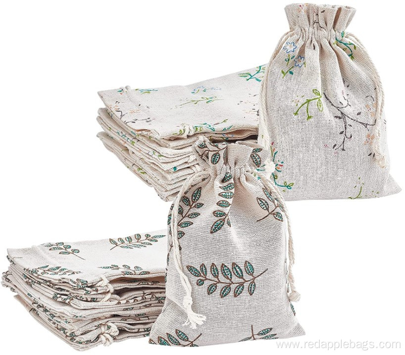 Leaves Printed Gift Cotton pouch