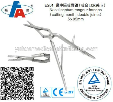Nasal septum rongeur forceps Nose instruments ENT instruments