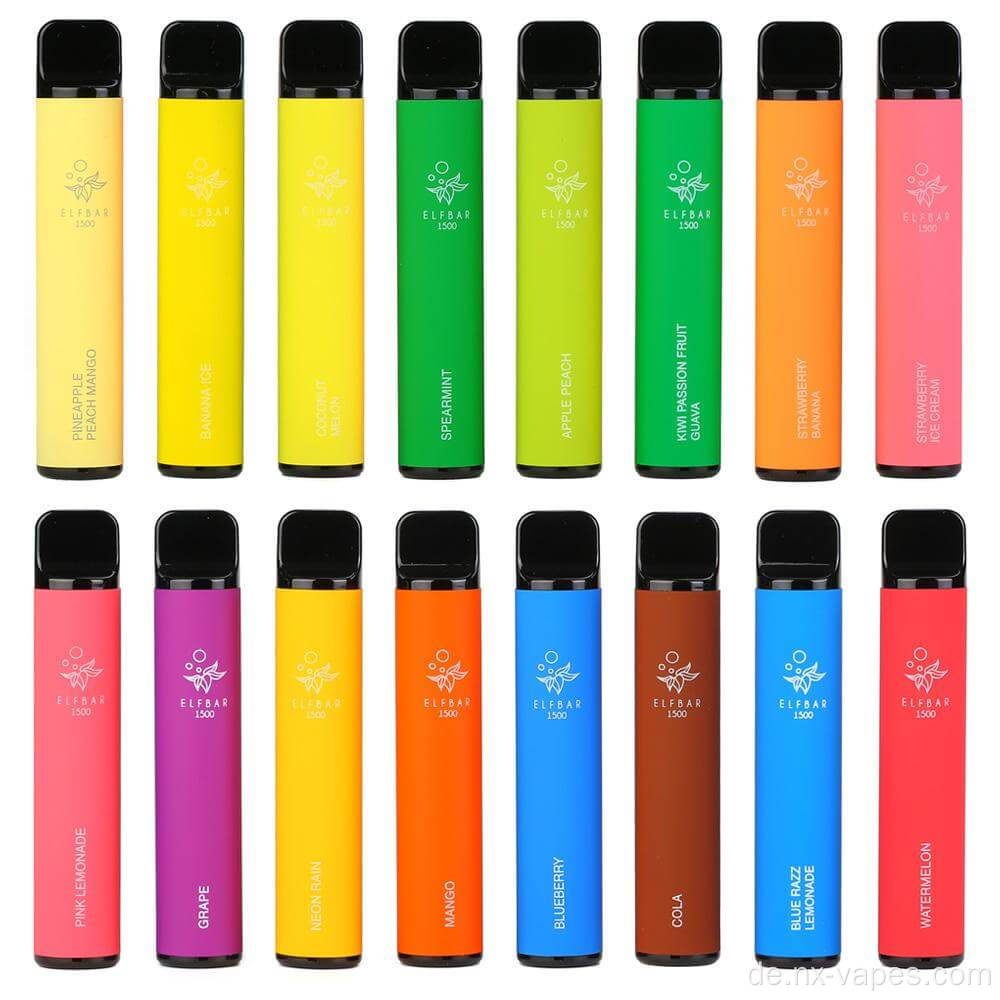 Elf Bar 1500puff Einweg Vape UK