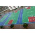 Outdoor multi-purpose sports court tiles