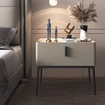 Smart Bedside Cabinet and Hotel Bedroom Furniture with Hanging Cabinet Design