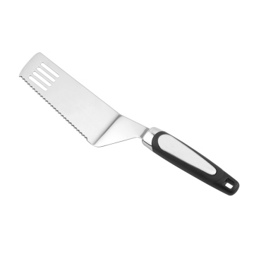 Stainless Steel Pizza Turner Cutter with Serrated Blade