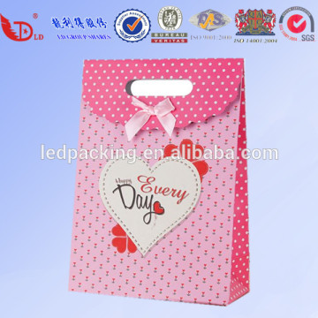 Custom Design Printed Shopping Kraft Paper Bag
