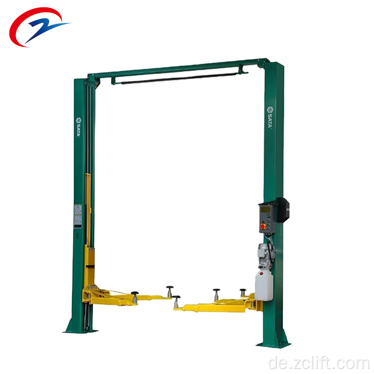 Zwei posthydraulische Clear Floor -Autolift