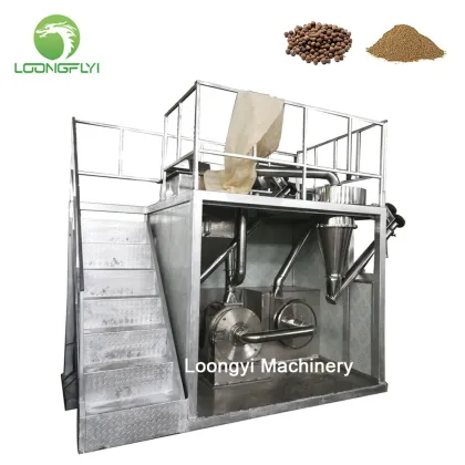 Chinese herbs gypsum Liquid nitrogen milling machine
