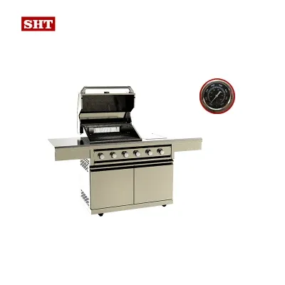 Modular Designs 304 Stainless Steel Gas Barbecue Grill with Side Burner