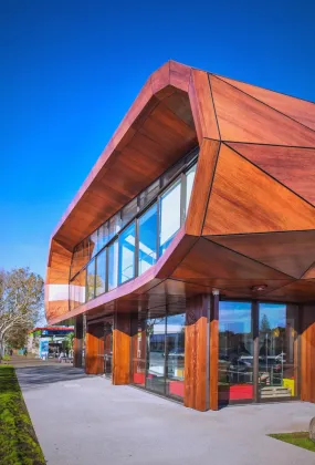 Weather-Resistant Wood Grain Transfer Powder Coating