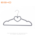 Ultral Thin Grey Heart-shape Velvet Shirt Hanger FV005-42