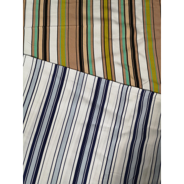 Stripe Rayon Poplin Air-jet 45s Printing Fabric
