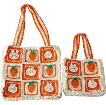 Little Fresh Crochet Fruit Bags: Personalized Grape Bag for Kids and Plush Bags