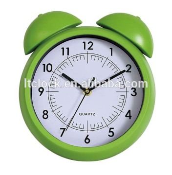 Orange Shape plastic clock withfunny design