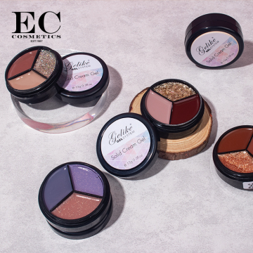 EC Professional 5G Solid Cream Budding Gel Varnistica Gel di gel a margine personalizzato