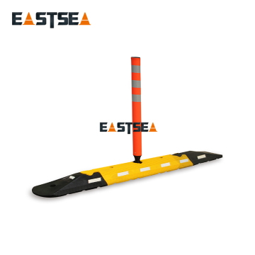 Traffic Safety Product Recovery Extensible Plastic Traffic Lane Separator With Warning Post