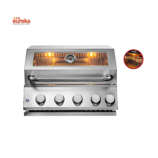 Ss Design Built In 4 Burner Window Design Outdoor Gas Bbq Grill Sale For Balcony