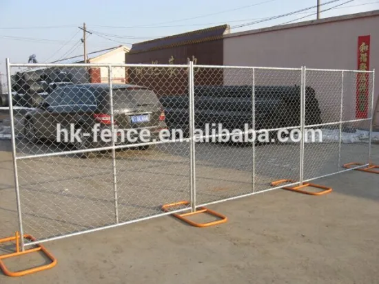 Haotian 8ft galvanized temporary chain link fence factory