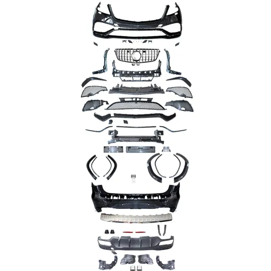 Mercedes-Benz GL Class 2013-2015 to GLS63 AMG Style Body Kit with Front and Rear Bumper Assembly