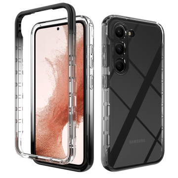 High Quality Shockproof Clear Transparent Gradient TPU Case for Samsung S23