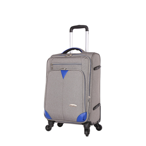 fabric material suitcase type luggage 3pcs