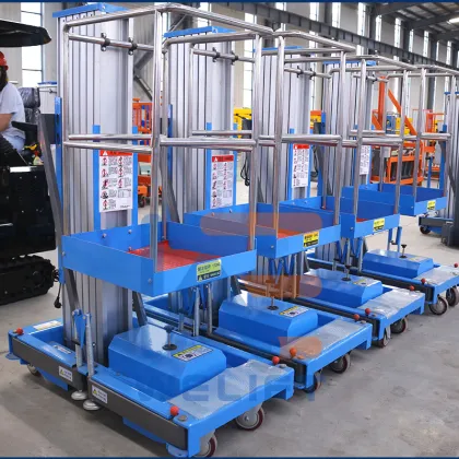 Mobile Electric Lifts: 4m-18m Mast Aluminum Alloy Elevators and Hydraulic Ladders