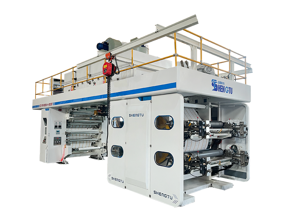 Imprensa flexográfica completa do servo satélite
