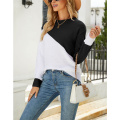 Women's Color Block Pullovers Sweater