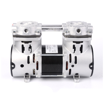 220V AC Silent 2 Cylinder Piston Pump 50L/min Micro Vacuum Pump
