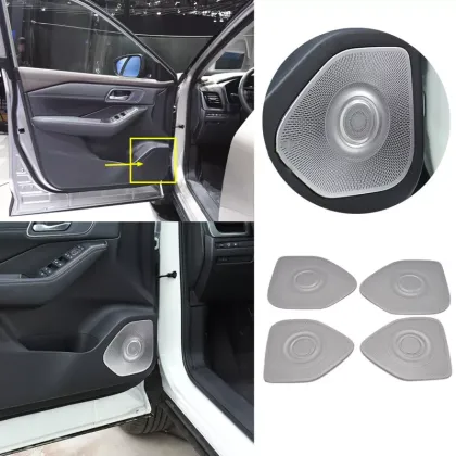 OEM Car Stainless Steel Interior Speaker Cover for 2023 Nissan Qashqai