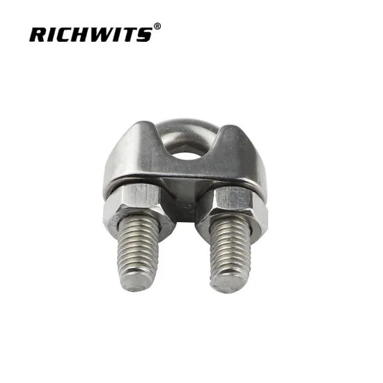 6mm DIN 741 stainless steel clip wire rope clips for wire rope fitting