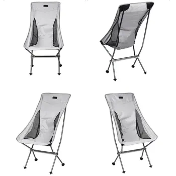 Ultra Light Portable Mesh Camping Folding Beach Chair with Aluminum Alloy